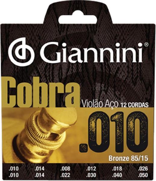 ENCORD. Giannini VIOLAO BRONZE 85/15 MED 12 CORDAS
