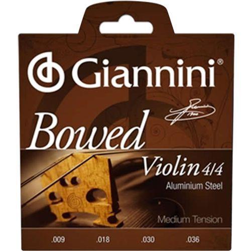 Encord.violino Aco/aluminio 4/4 Geavva Giannini - 27566