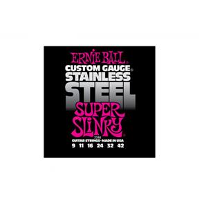 Encordoamento 009.042 2248 P Guit Ernie Ball Stainless Steel Super Slinky (Avulso)