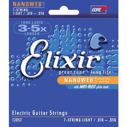 Encordoamento 010 Nw para Guitarra 7c Elixir