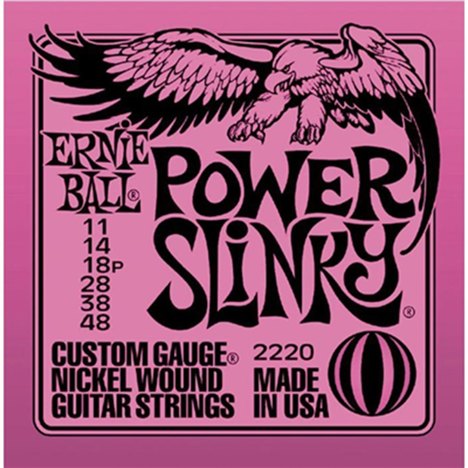 Encordoamento .011/.048 para Guitarra Power Slinky 2220 - Ernie Ball