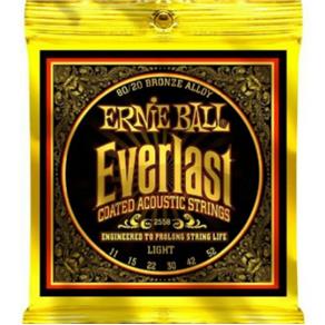Encordoamento .011/.052 para Violão de Aço Everlast 2558 - Ernie Ball