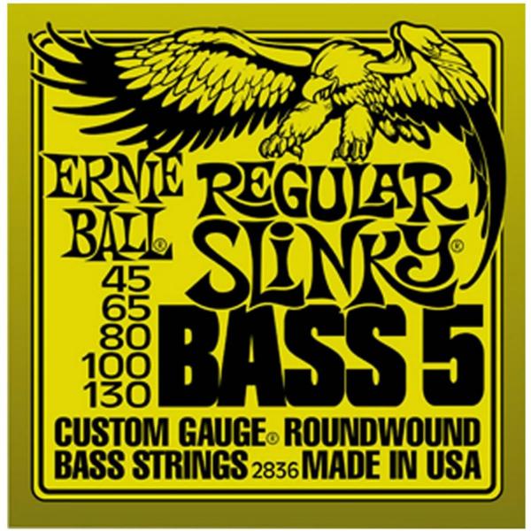 Encordoamento 045 para Baixo 5C Regular Slinky 2836 - Ernie Ball