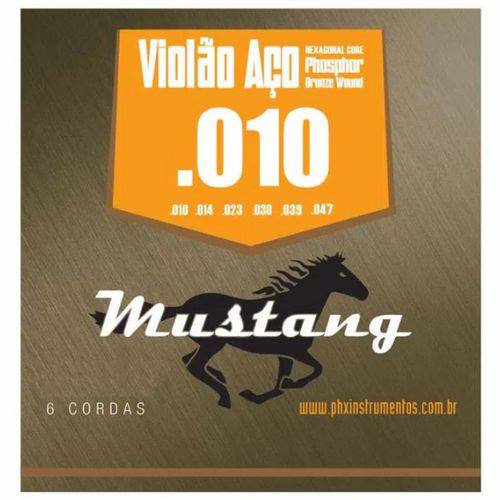 Encordoamento Aço Phosphoro Bronze 0.10 QA150-010 Mustang - PHX