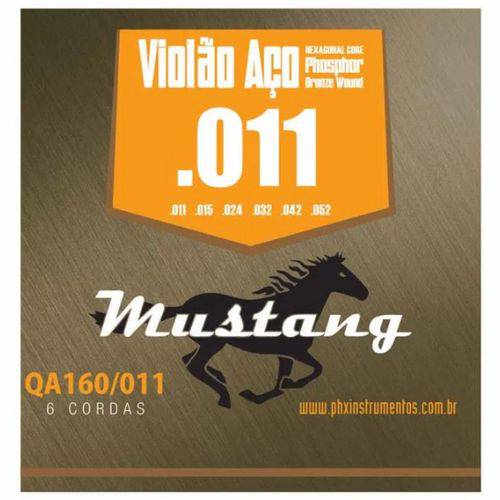Encordoamento Aço Phosphoro Bronze 0.12 QA170-012 Mustang - PHX