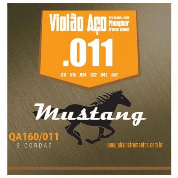 Encordoamento Aço Phosphoro Bronze 0.11 QA160-011 Mustang - PHX