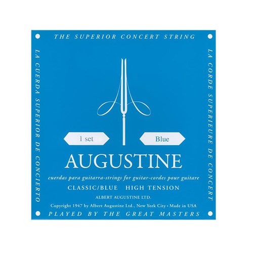 Encordoamento Augustine Classic/Blue Tensão Alta Nylon