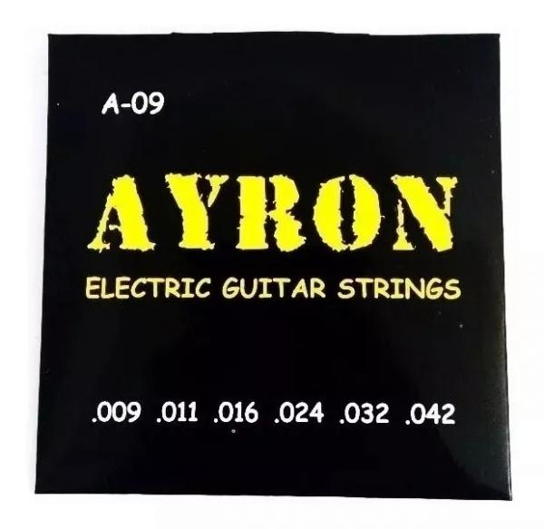 Encordoamento Ayron para Guitarra Eletrica 009 A-09 09.42