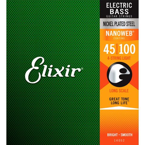 Encordoamento Baixo 4c Elixir 045 Light/ls