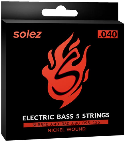 Encordoamento Baixo 5 Cordas 040 Slb-540 - Solez - Solez Strings