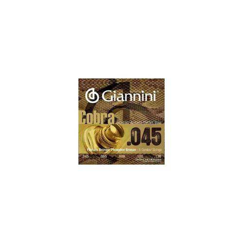 Encordoamento Baixolão 5c Giannini Geebasf5 0.45