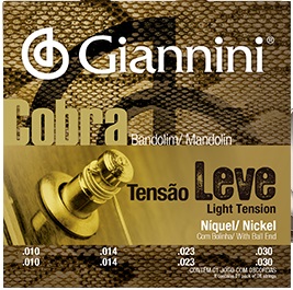 Encordoamento Bandolim Giannini Cobra Nickel 010 - GESBN
