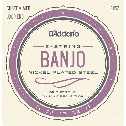 Encordoamento Banjo D'addario 5c Ej57 Níquel 0.11 - Ec0138