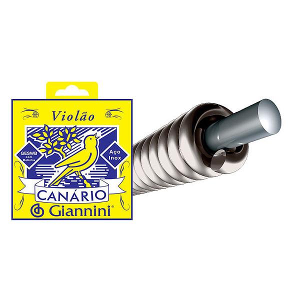 Encordoamento Canário de Aço P/ Violão C/ Bolinha GESWB - Giannini