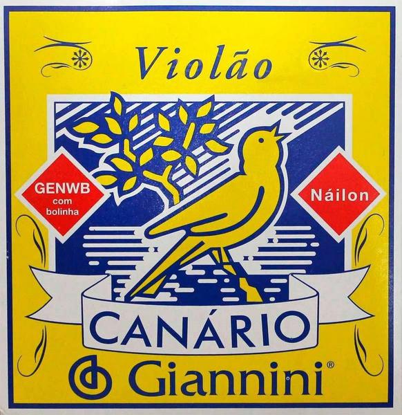 Encordoamento Canário para Violão de Nylon com Bolinha - Giannini