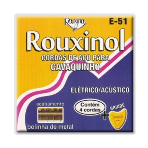 Encordoamento Cavaco Rouxinol E-51 com Bolinha