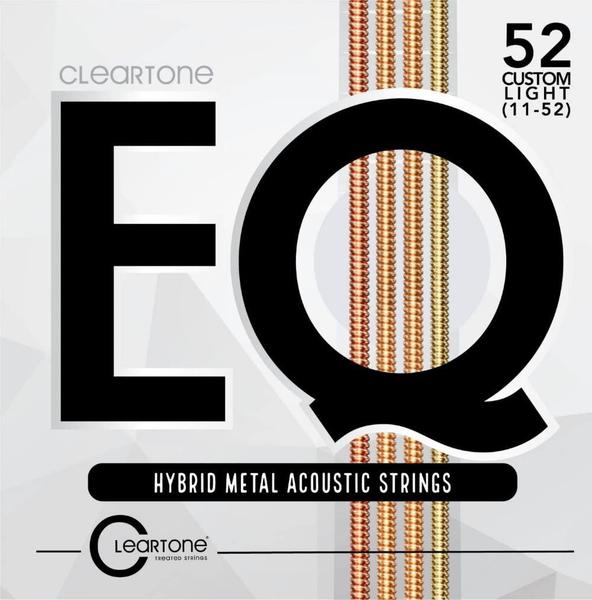 Encordoamento Cleartone Violao Aco Custom Light Hybrid Metal Acoustic 11-52