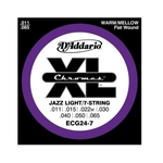 Encordoamento D' addario ECG24 011-050 Jazz Light