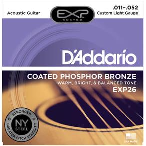Encordoamento D`Addario Violão Aço EXP26 Phosphor Bronze - 011