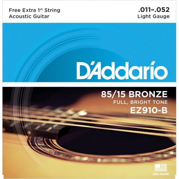 Encordoamento DAddario Acoustic Guitar 011 - Daddario