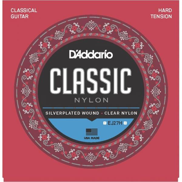 Encordoamento DAddario Classic Nylon - Hard Tension - EJ27H - EC0087