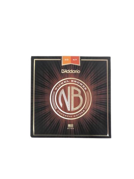 Encordoamento D'Addario Nickel Bronze Nb1047 10/47 para Violão