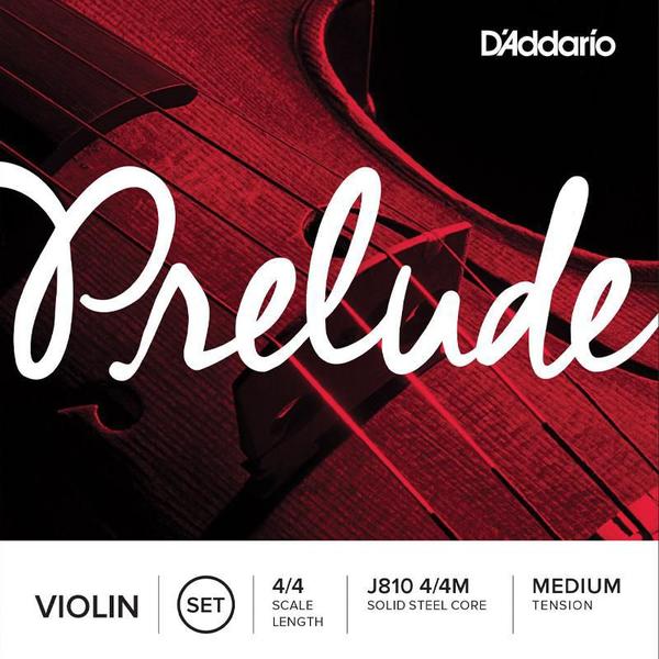 Encordoamento Daddario Violino J810 Corda Prelude 4/4 Medium