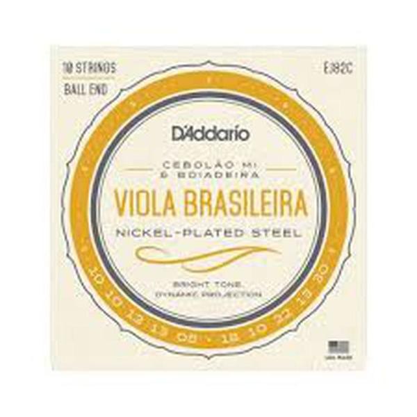 Encordoamento de Aço para Viola Brasileira Ej82c - Cebolão Mi / Boiadeira - D"Addario