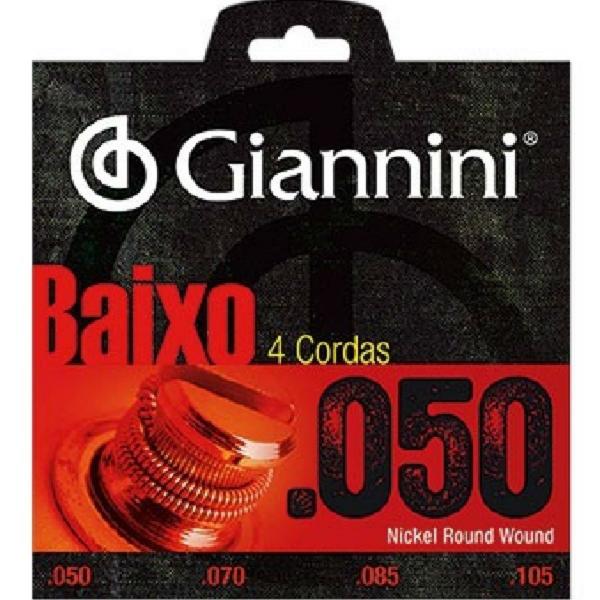 Encordoamento de Baixo 4 Cordas 0.050/0.105 GEEBRSX-4 - Giannini