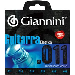 Encordoamento de Guitarra 011 Geegst11 Giannini