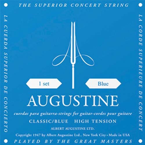 Encordoamento de Nylon Classic - Blue High Tension - Augustine