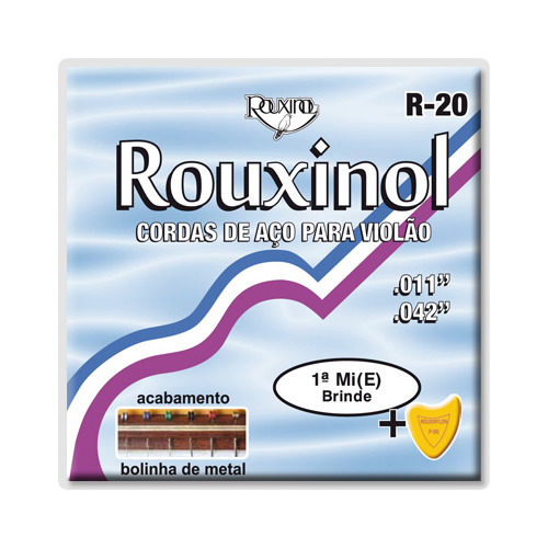 Encordoamento de Violão Aco R-20 Rouxinol