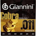 Encordoamento de Violão Giannini Bronze 0.011 Geegst