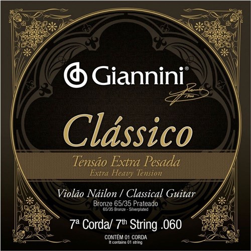 Encordoamento de Violão Série Clássico .060 Genwxpa7-7A - Giannini