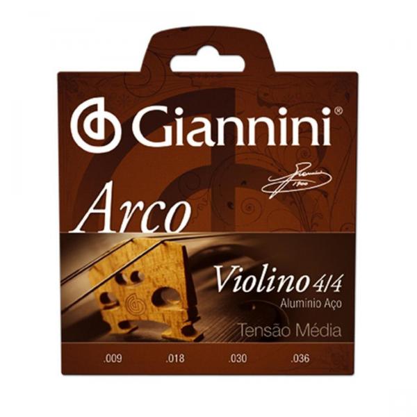 Encordoamento de Violino GEAVVA - Aluminio - Giannini