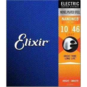 Encordoamento Elixir Guitar Nanoweb 10|46 Light