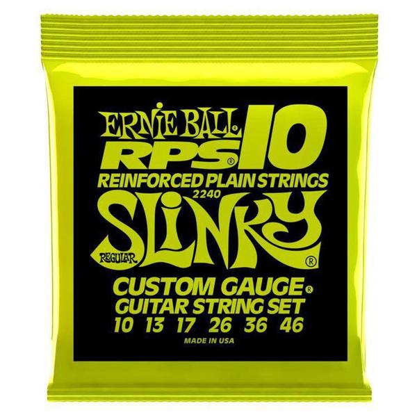 Encordoamento Ernie Ball 0.10 Regular Slinky 2240 - Rps 10