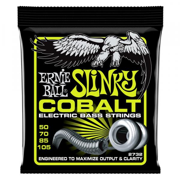 Encordoamento Ernie Ball 0.50 P/ Baixo 4 Cordas Cobalt Slinky