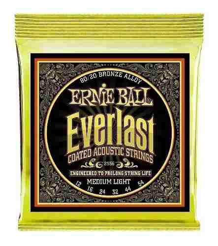 Encordoamento Ernie Ball 012/054 Violao Aço Everlast 2556