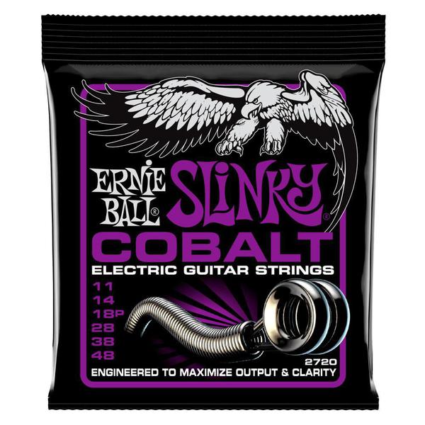 Encordoamento Ernie Ball Guitarra 011-048 Power Slinky Cobalt P02720