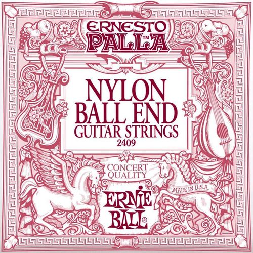 Encordoamento Ernie Ball Nylon Ernesto Palla Classical 2409 Tensão Média