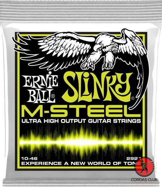 Encordoamento Ernie Ball Slinky M-Steel 0.10