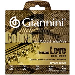 Encordoamento Giannini Cobra P/ Viola Cebolão Mi Cv82l Leve