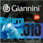 Encordoamento Giannini Geegst10 .010/.046 Para Guitarra- Com Bolinha