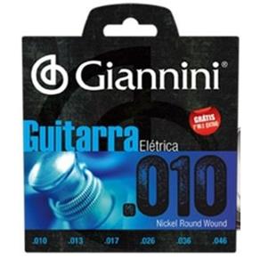 Encordoamento Giannini GEEGST10 P/ Guitarra .010-.046 - EC0092