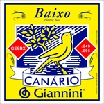 Encordoamento Giannini GESBX Canário .040 para Contrabaixo