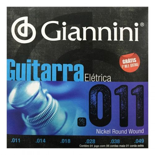 Encordoamento Giannini Guitarra GEEGST11 .011