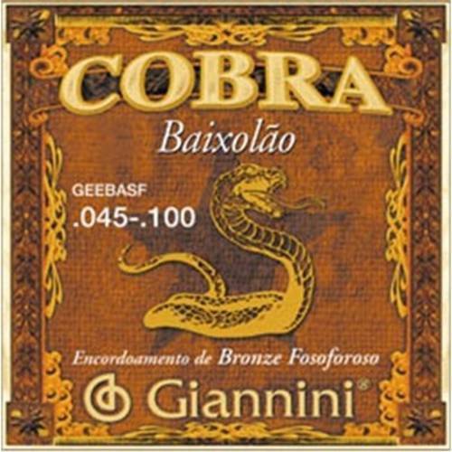 Encordoamento Giannini P Baixolao 4 Cordas Serie Cobra Geebasf Pesada .045-.100 (Bronze Fosforoso)