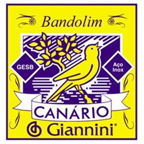 Encordoamento Giannini P Bandolim Serie Canario GESB Tensao Media com Chenilha