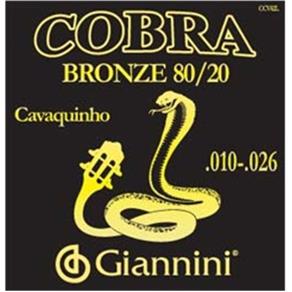 Encordoamento Giannini P Cavaquinho Serie Cobra CC82L Leve (Bronze 8020)